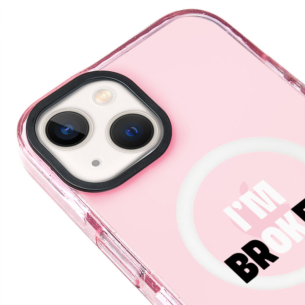 MagsafeliArtycaseSimliPembe