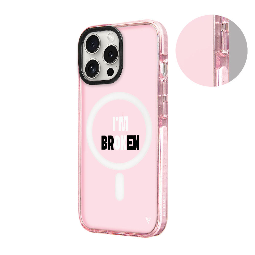 MagsafeliArtycaseSimliPembe