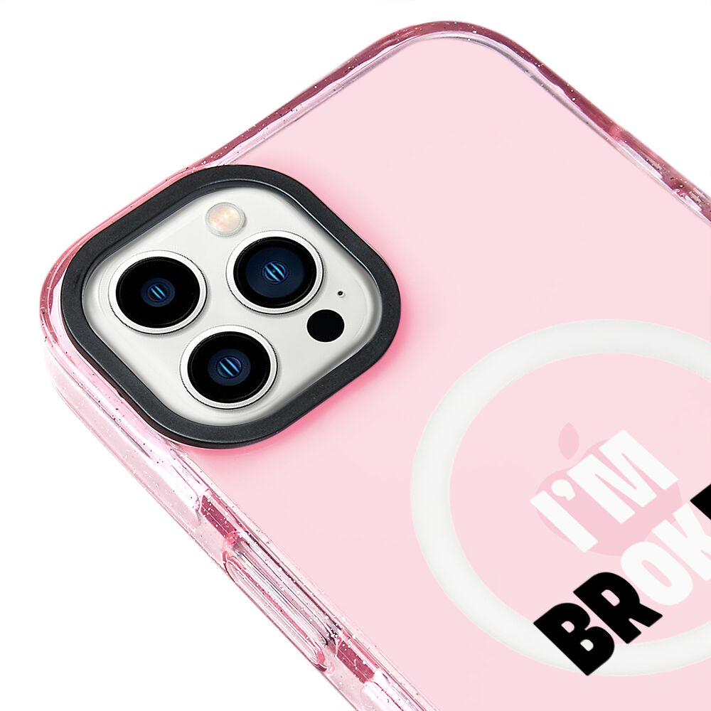 MagsafeliArtycaseSimliPembe