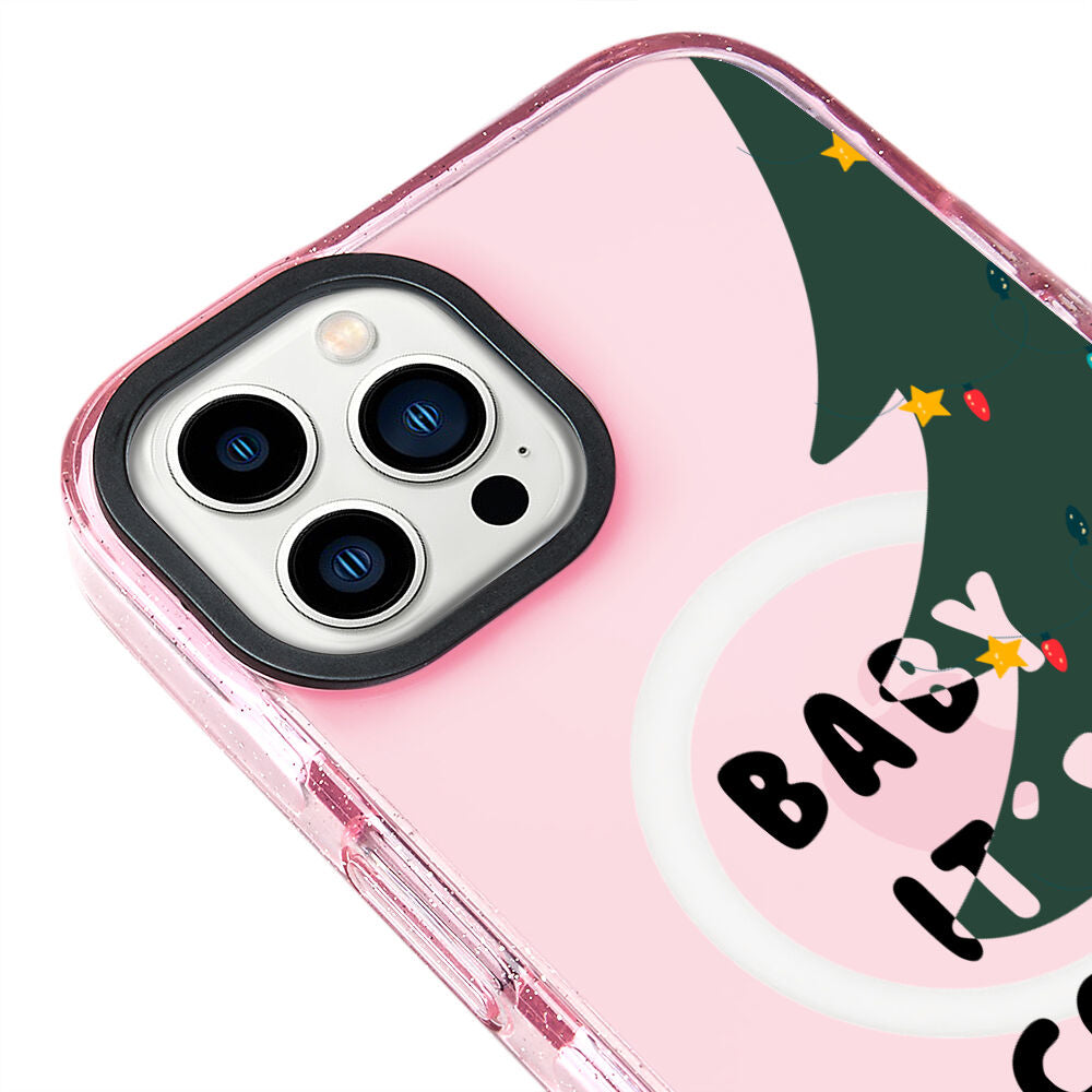 MagsafeliArtycaseSimliPembe