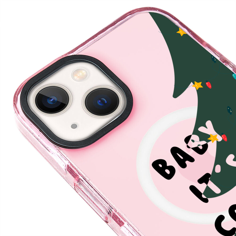 MagsafeliArtycaseSimliPembe