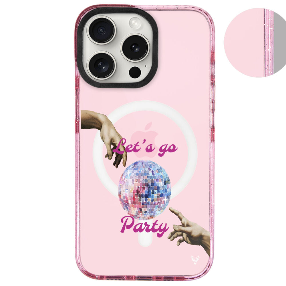 MagsafeliArtycaseSimliPembe