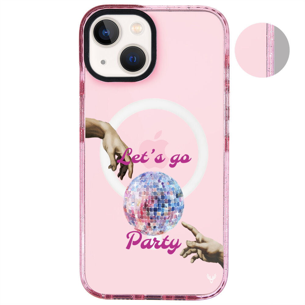 MagsafeliArtycaseSimliPembe
