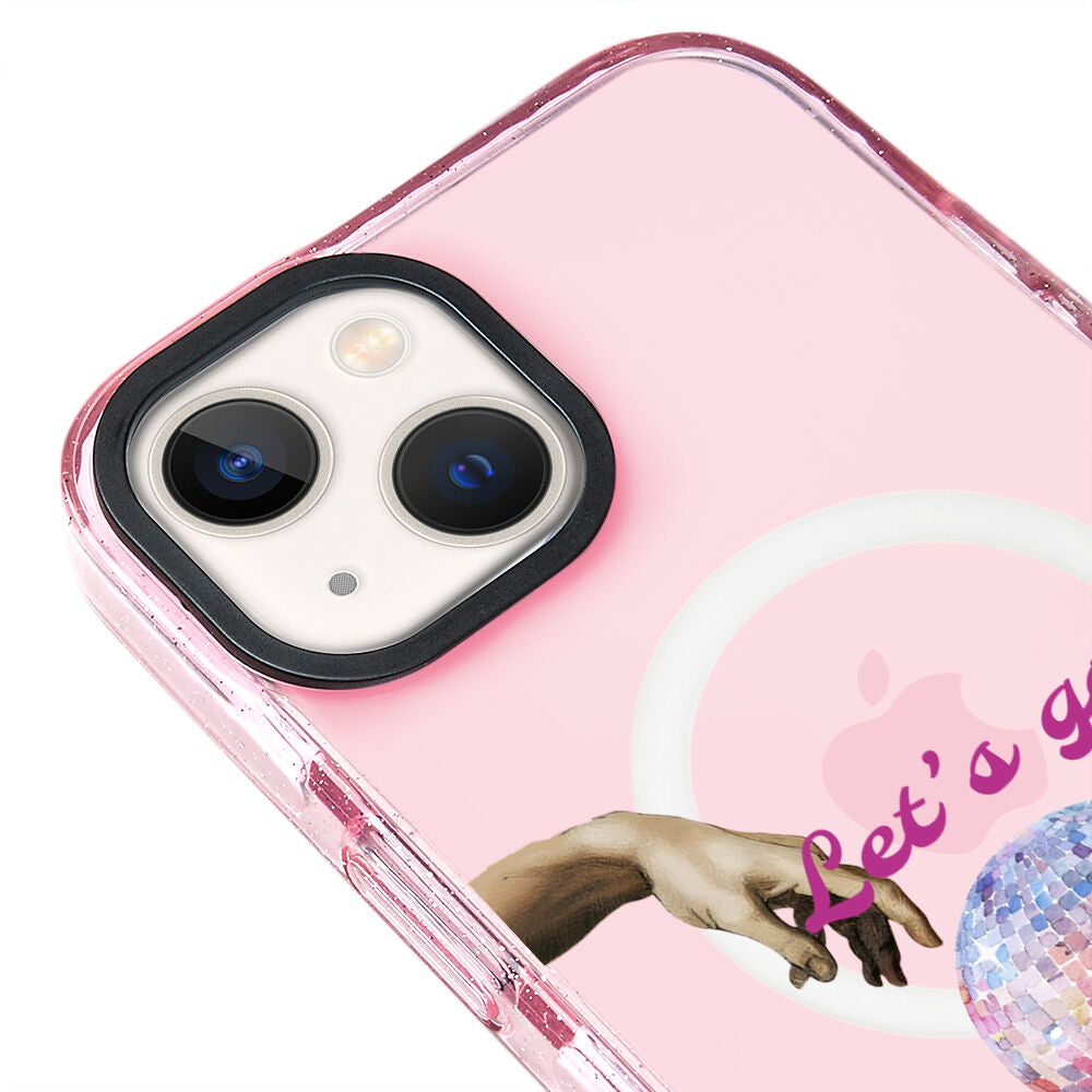 MagsafeliArtycaseSimliPembe