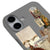 iPhone 16 Imitates Art Telefon Kılıfı - Renkli Silikon - Gri