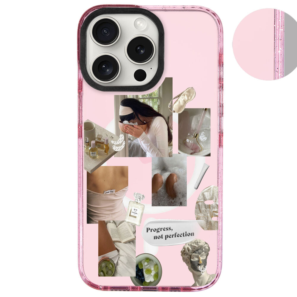 MagsafeliArtycaseSimliPembe