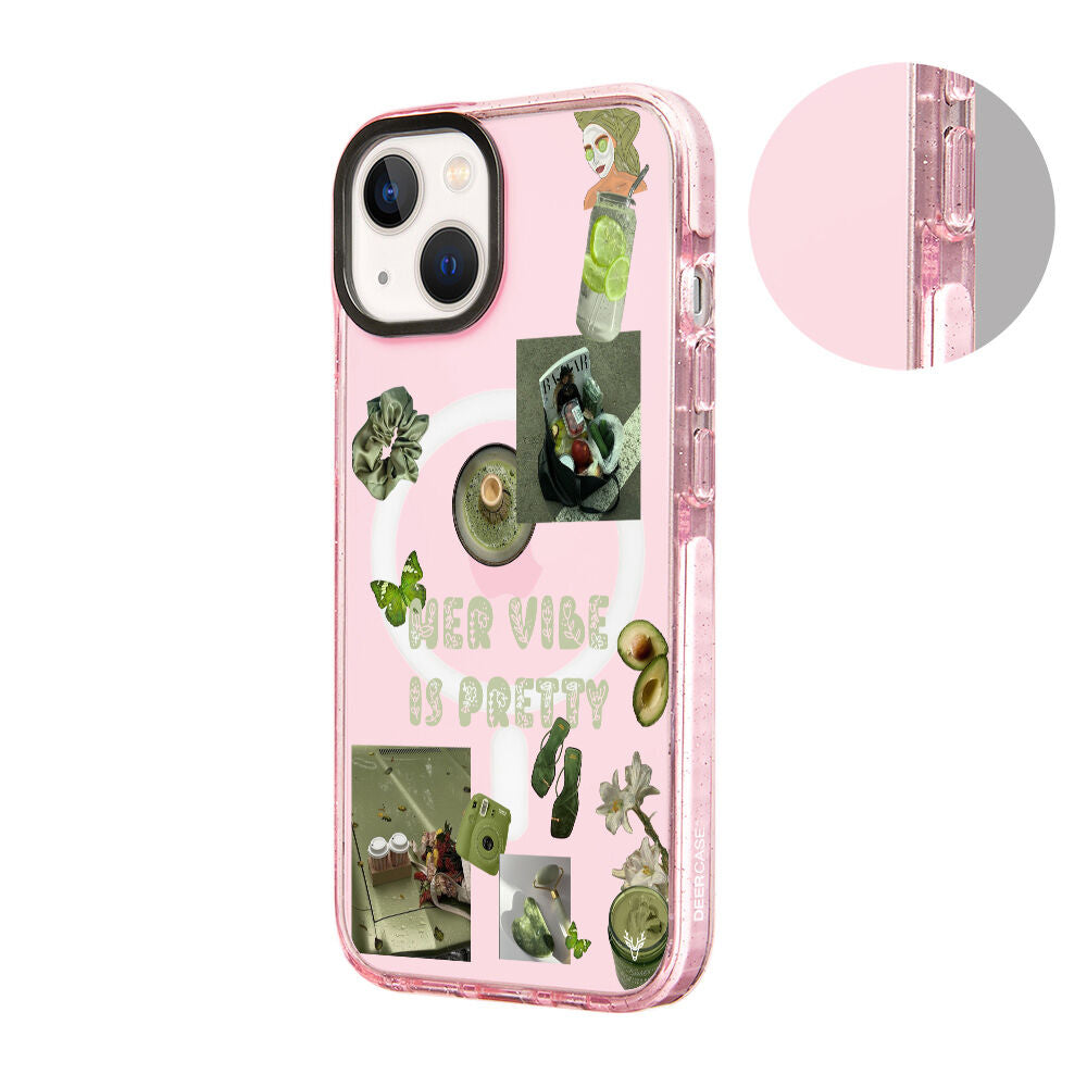 MagsafeliArtycaseSimliPembe
