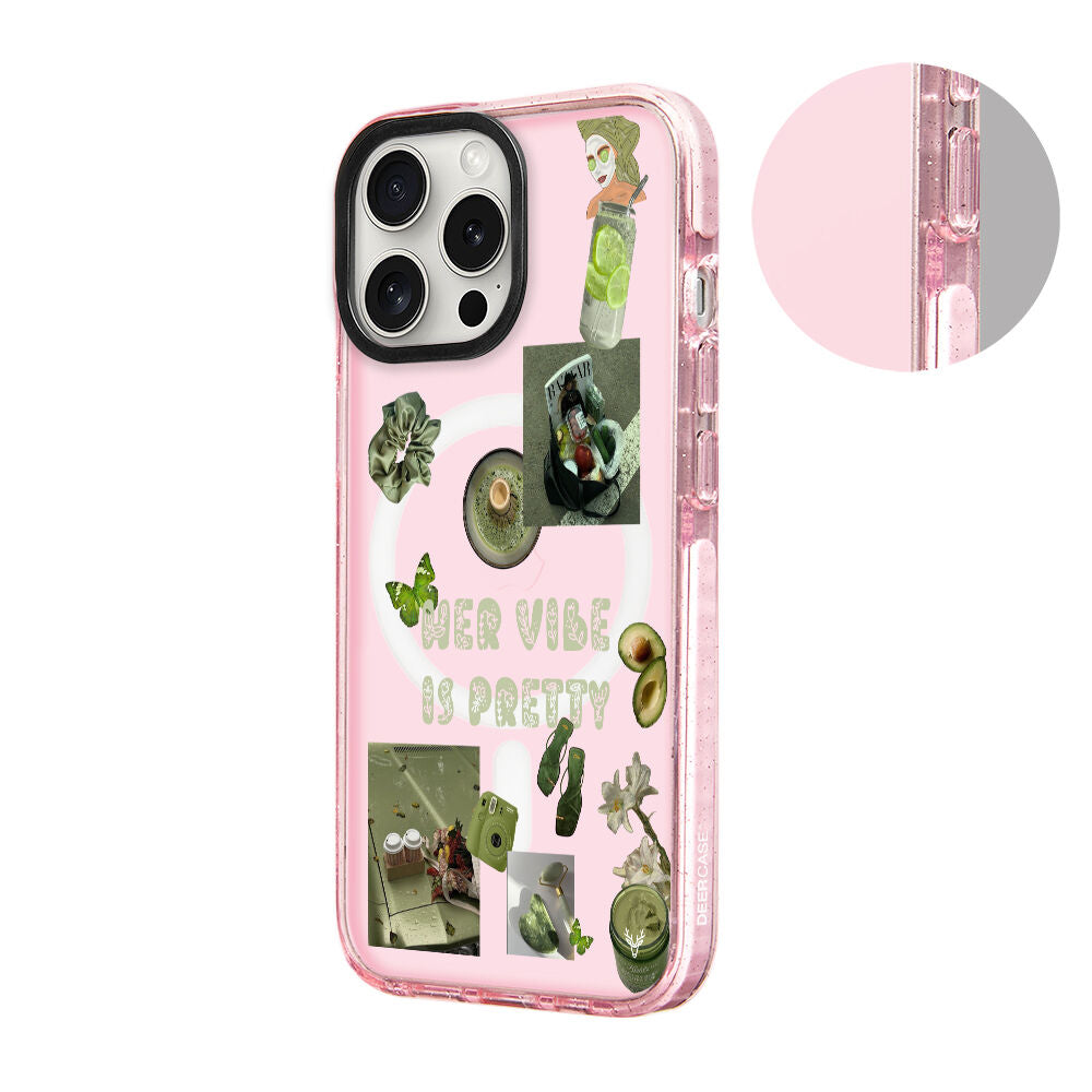 MagsafeliArtycaseSimliPembe