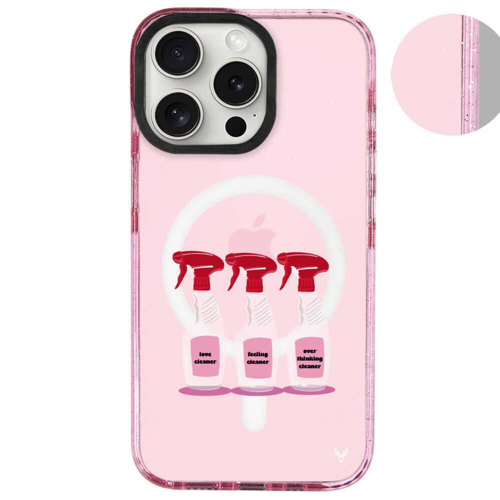 MagsafeliArtycaseSimliPembe
