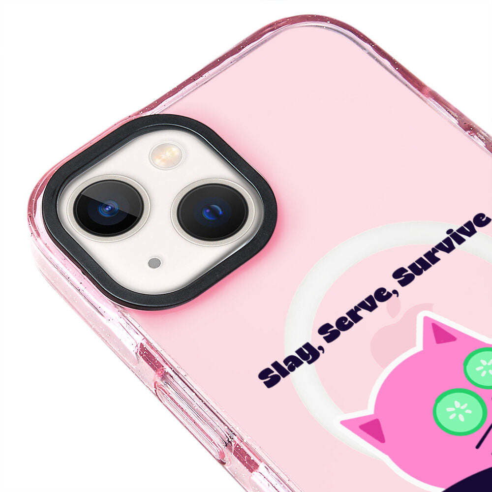 MagsafeliArtycaseSimliPembe