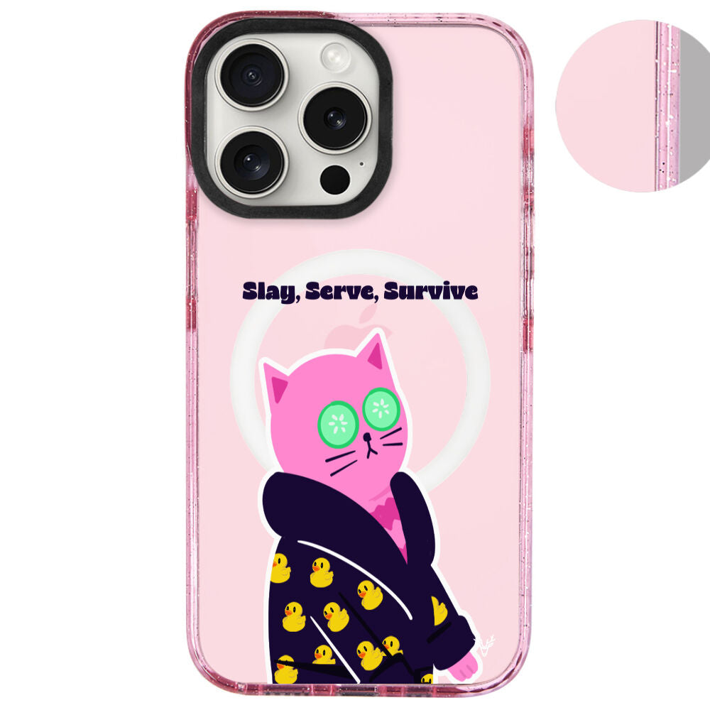 MagsafeliArtycaseSimliPembe