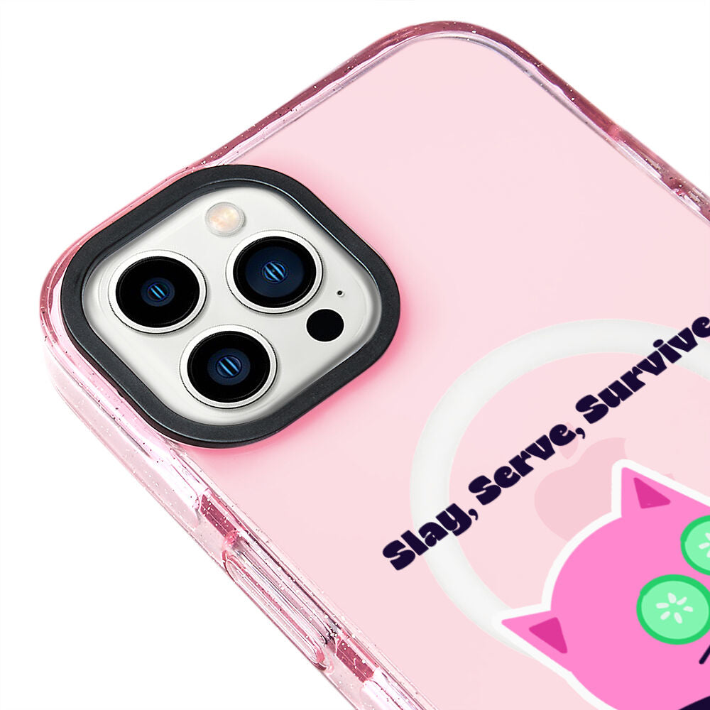 MagsafeliArtycaseSimliPembe