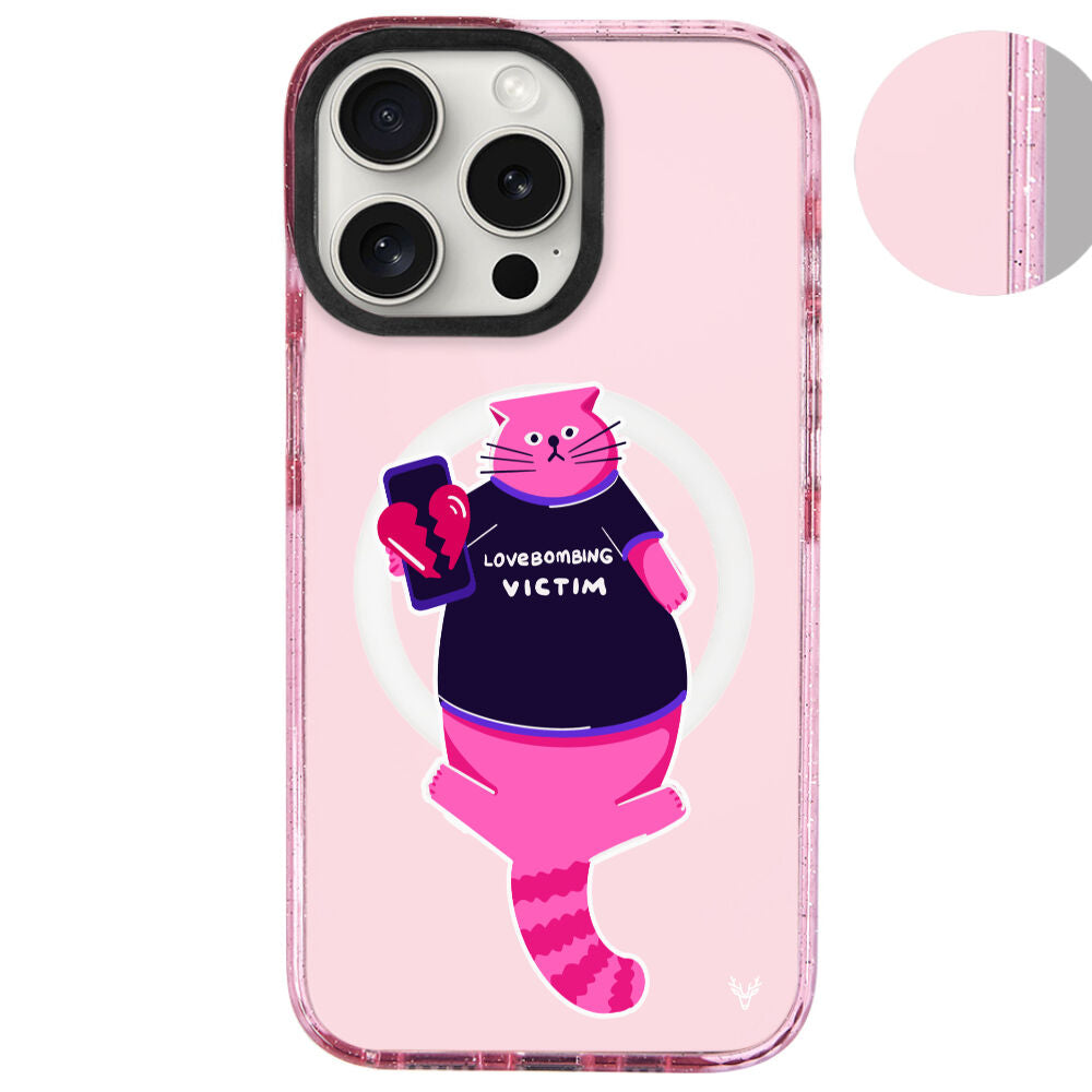 MagsafeliArtycaseSimliPembe