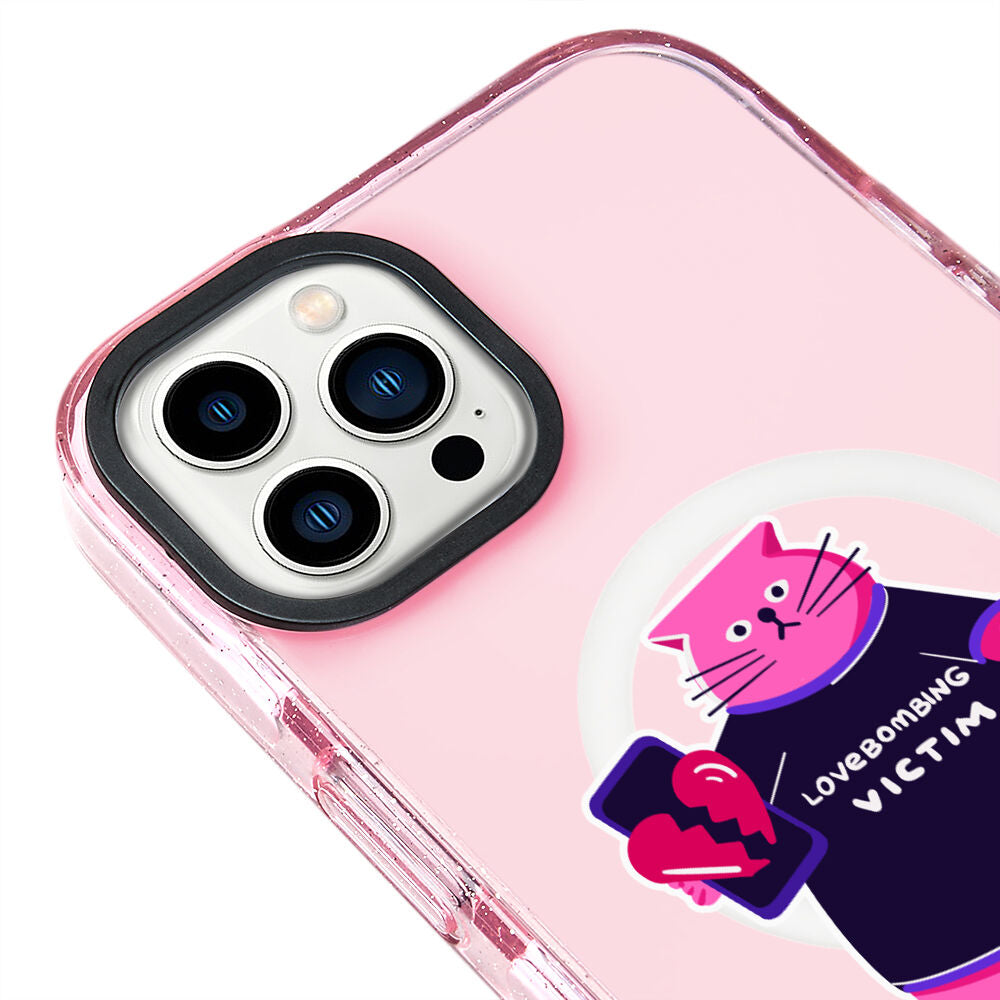 MagsafeliArtycaseSimliPembe