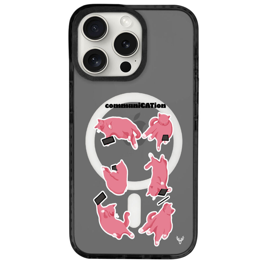 MagsafeliArtycaseCoolBlack