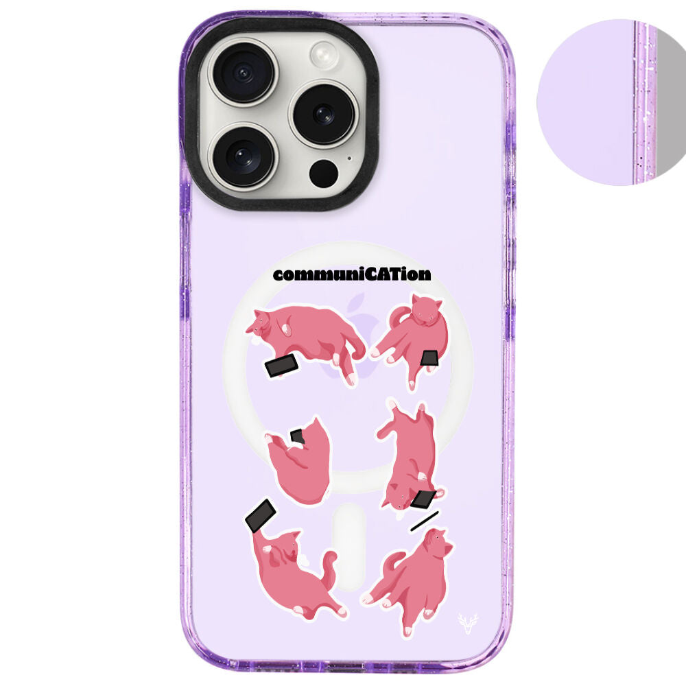 MagsafeliArtycaseSimliMor