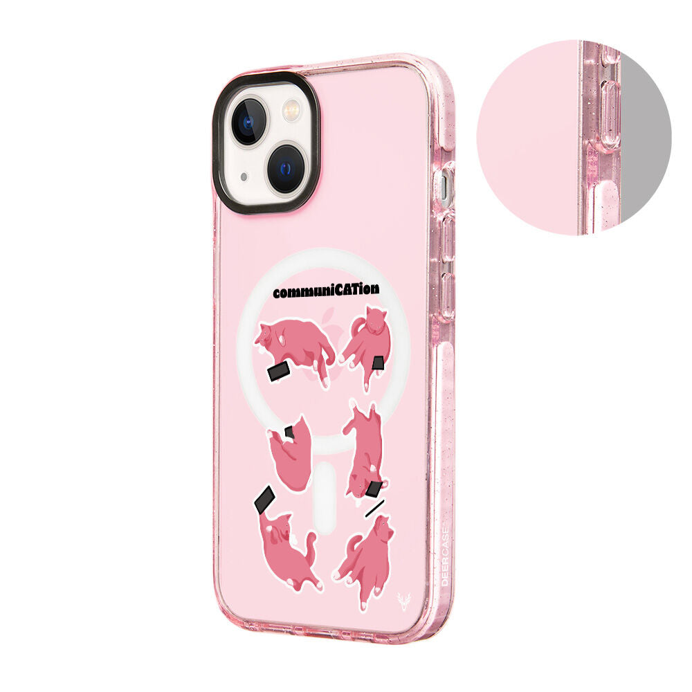 MagsafeliArtycaseSimliPembe