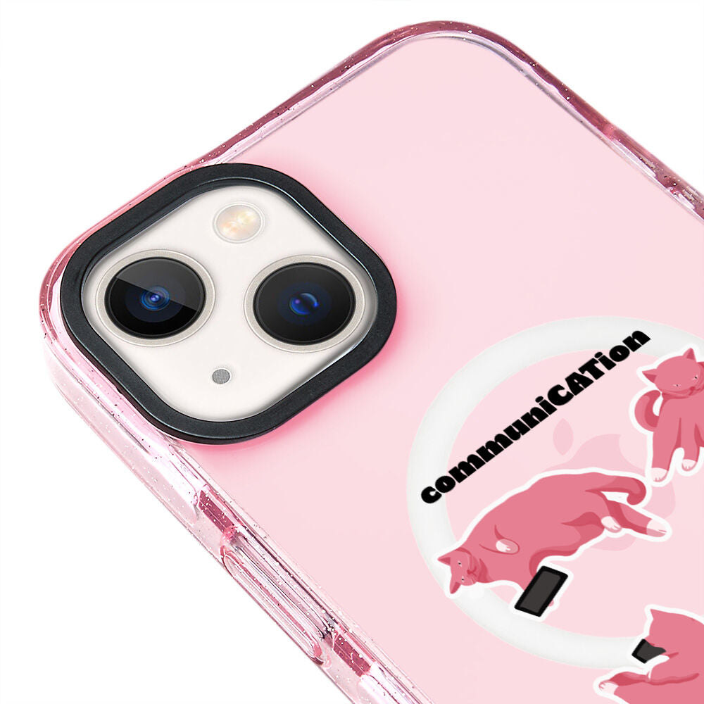 MagsafeliArtycaseSimliPembe