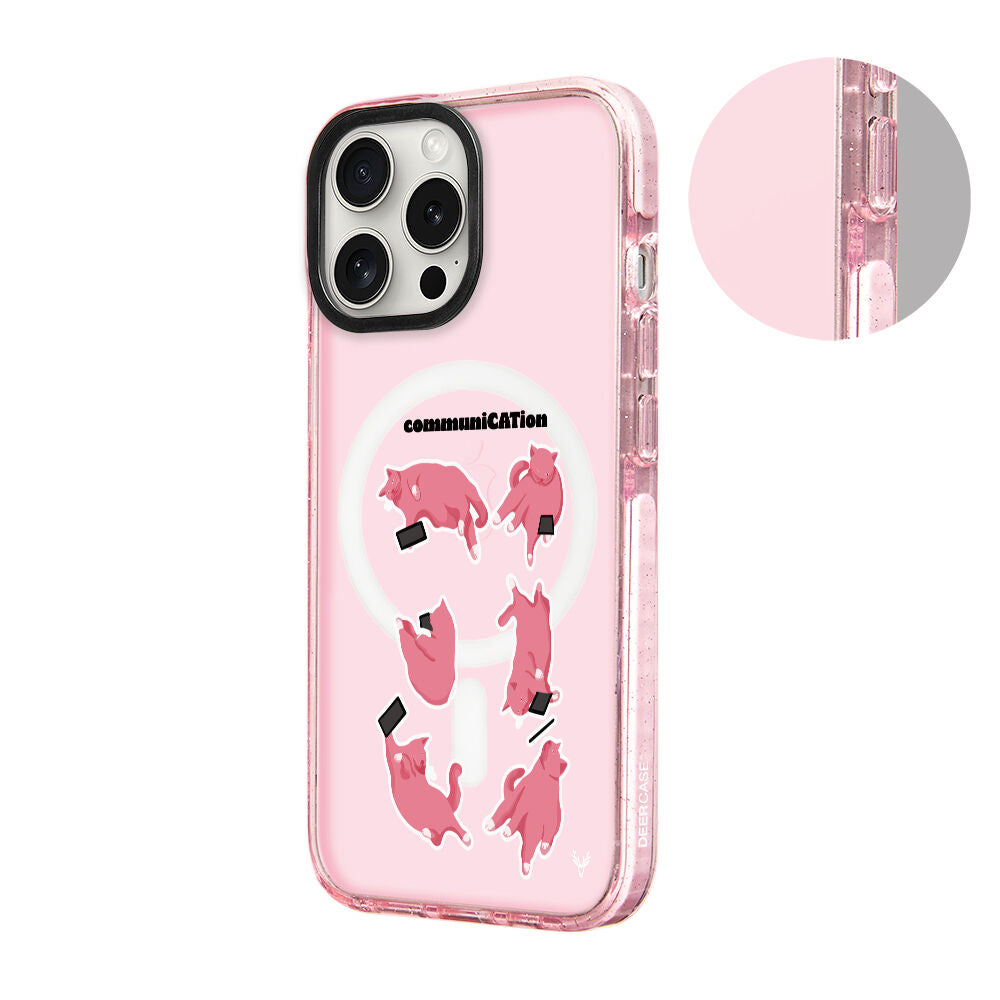 MagsafeliArtycaseSimliPembe