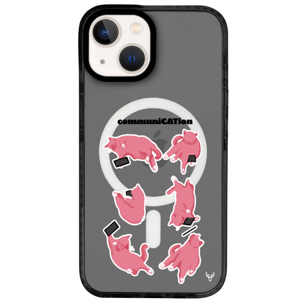 MagsafeliArtycaseCoolBlack