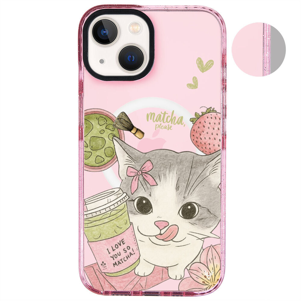 MagsafeliArtycaseSimliPembe