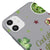 iPhone 11 Drink Matcha Telefon Kılıfı - Renkli Silikon - Gri
