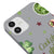 iPhone 12 Mini Drink Matcha Telefon Kılıfı - Renkli Silikon - Gri