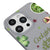 iPhone 13 Pro Drink Matcha Telefon Kılıfı - Renkli Silikon - Gri