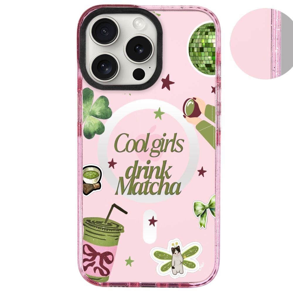 MagsafeliArtycaseSimliPembe