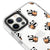 iPhone 12 Pro Bubble Panda Telefon Kılıfı - Artycase - Beyaz