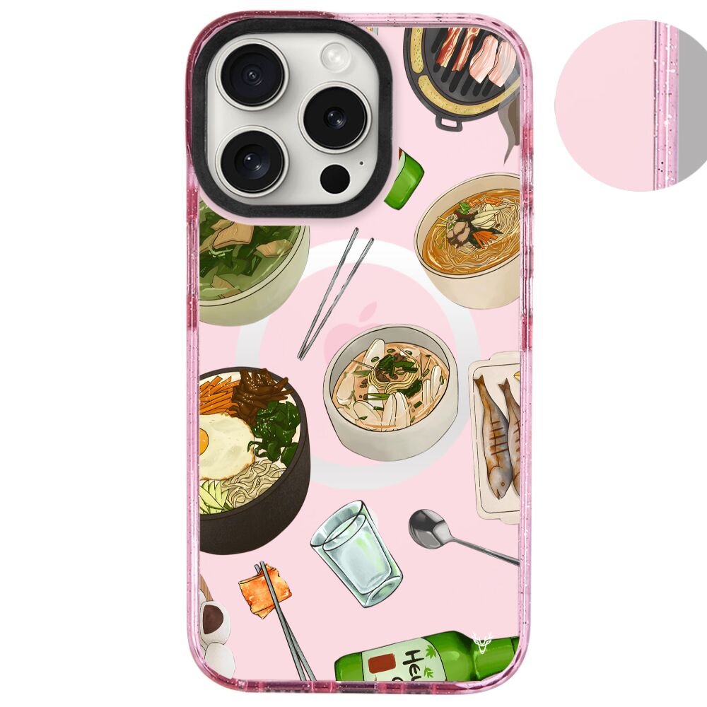 MagsafeliArtycaseSimliPembe