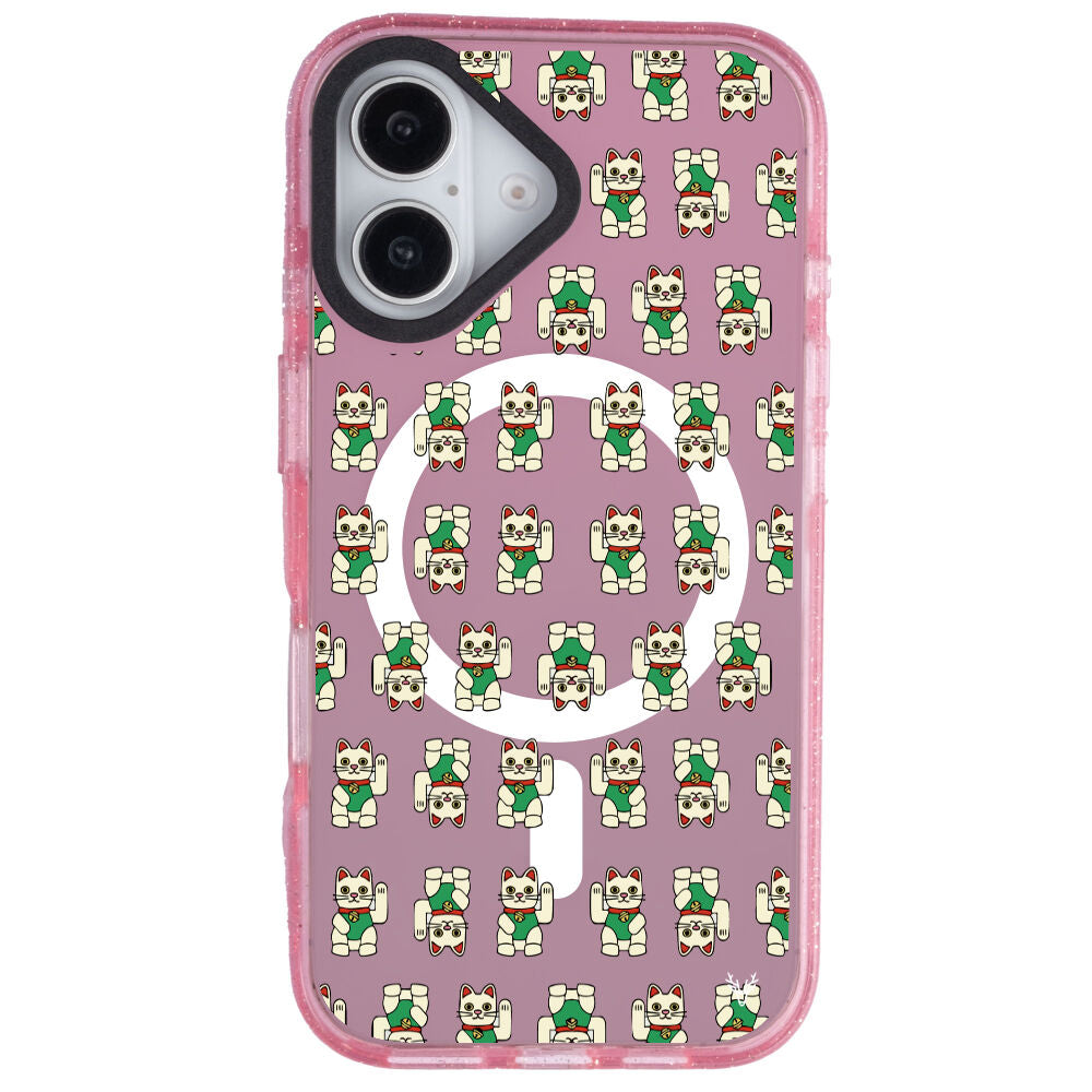 MagsafeliArtycaseSimliPembe