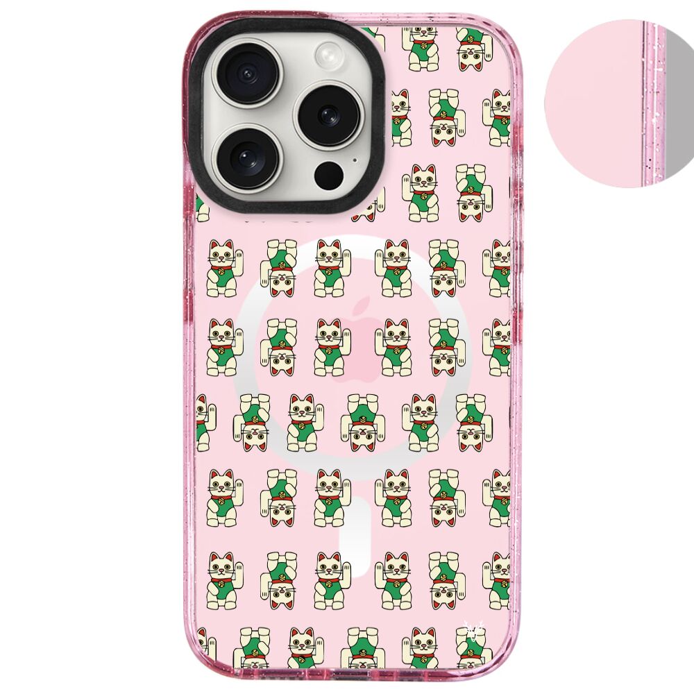 MagsafeliArtycaseSimliPembe