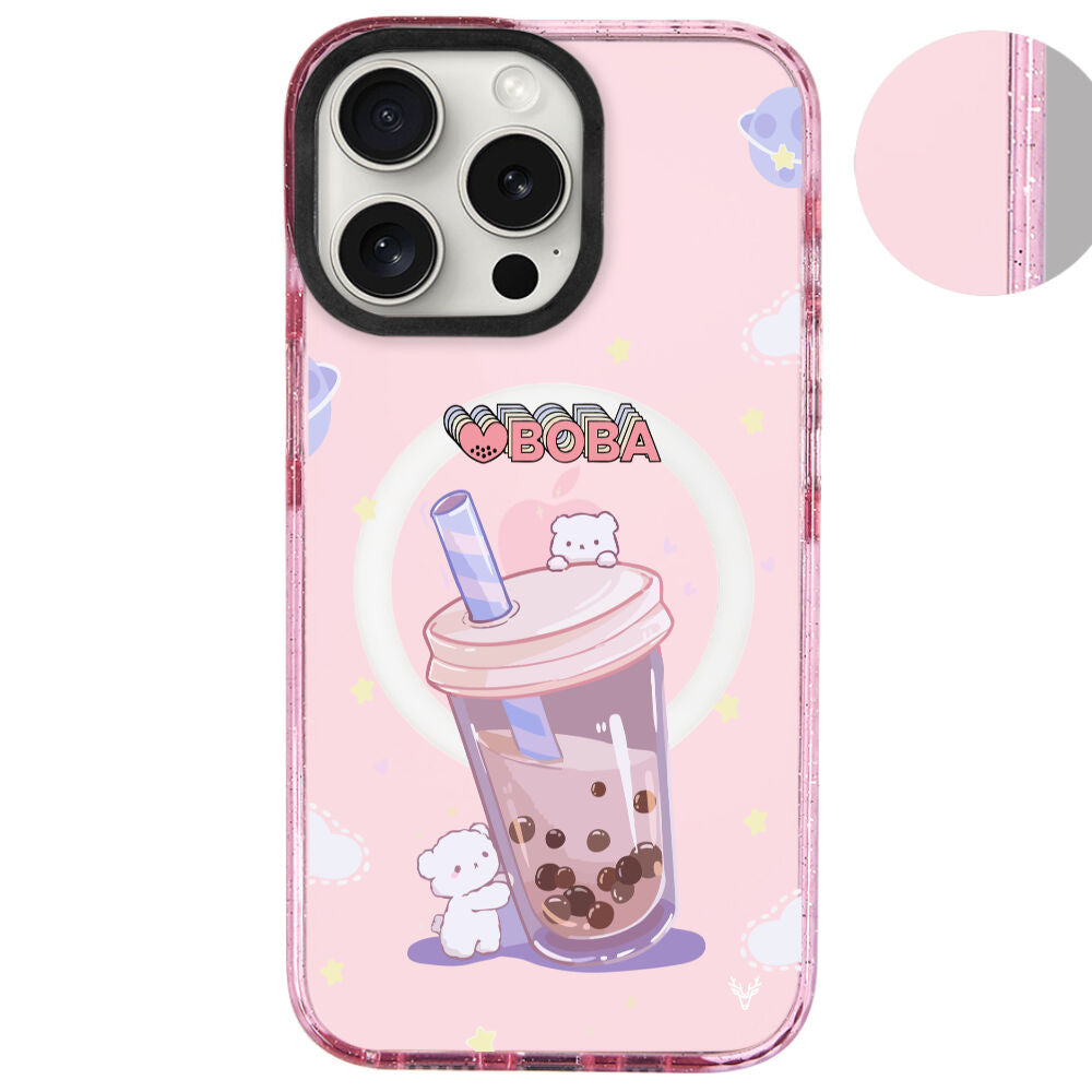 MagsafeliArtycaseSimliPembe