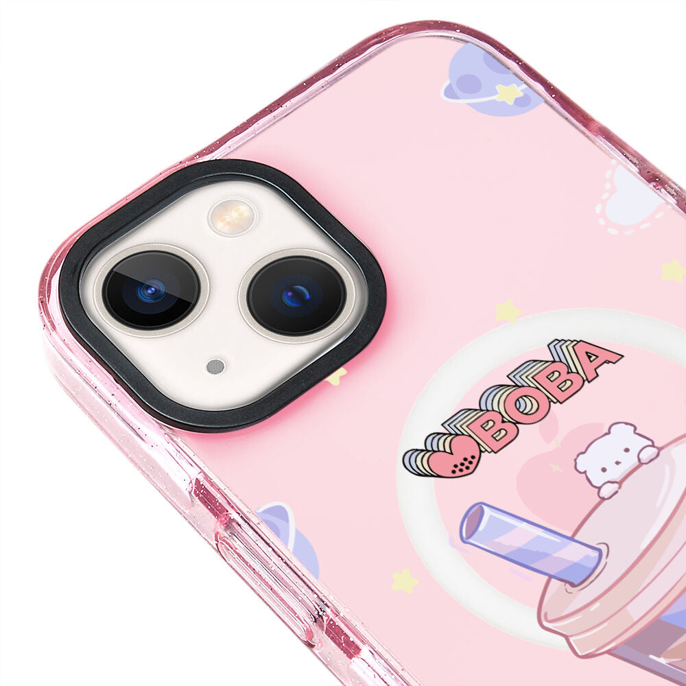 MagsafeliArtycaseSimliPembe