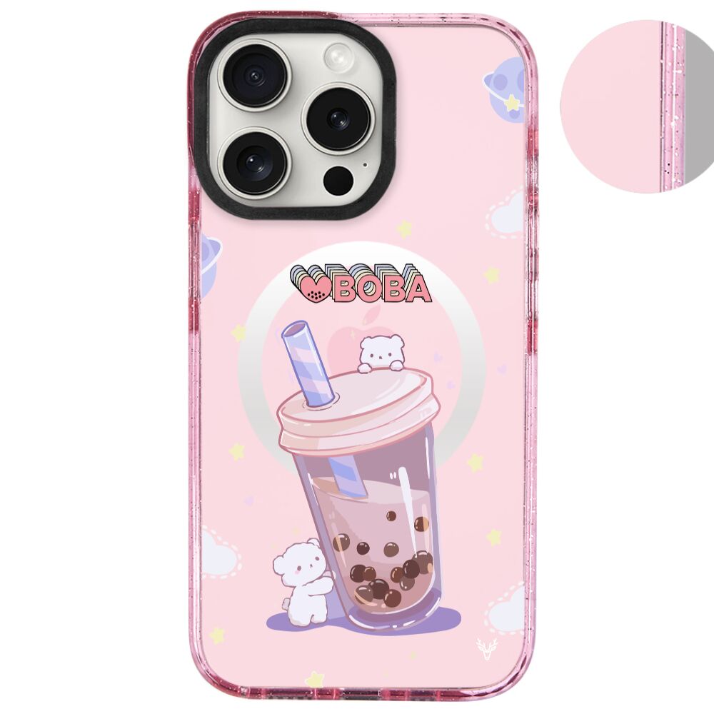 MagsafeliArtycaseSimliPembe