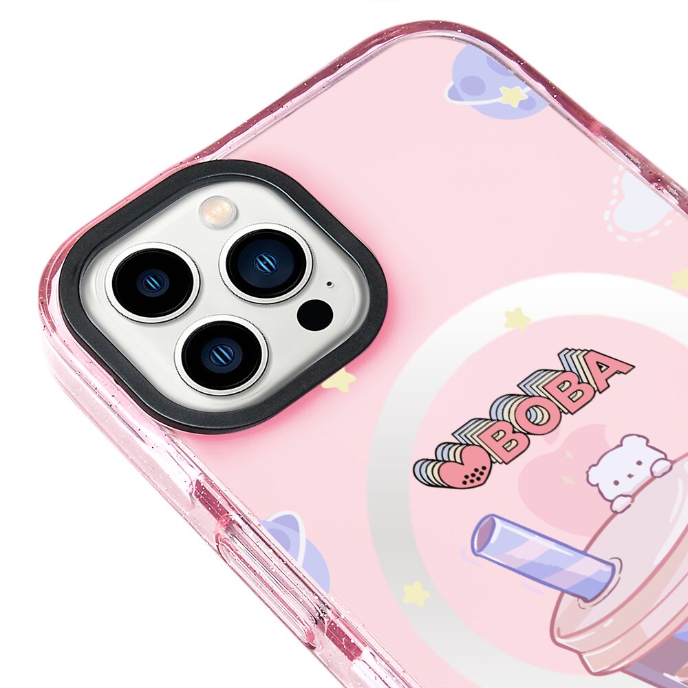 MagsafeliArtycaseSimliPembe