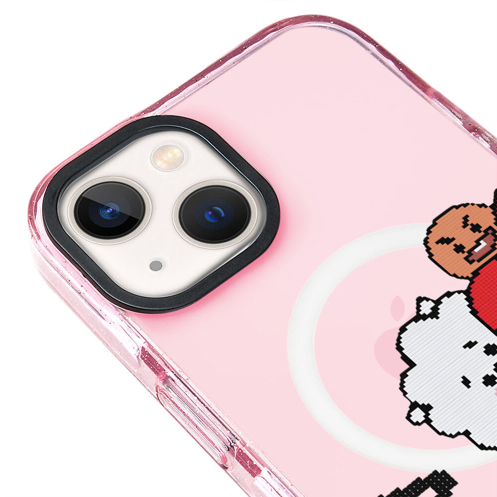 MagsafeliArtycaseSimliPembe