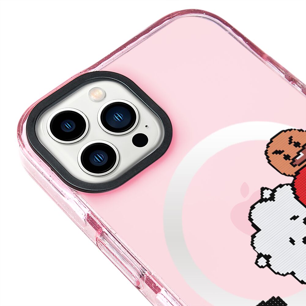 MagsafeliArtycaseSimliPembe