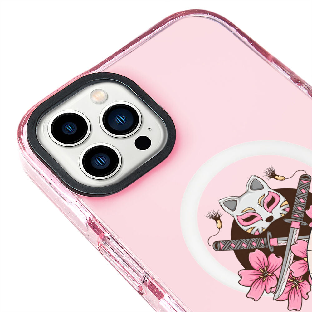 MagsafeliArtycaseSimliPembe