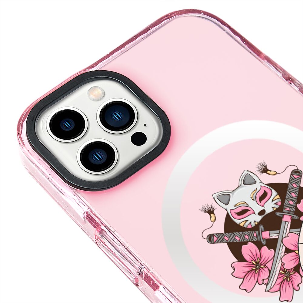 MagsafeliArtycaseSimliPembe