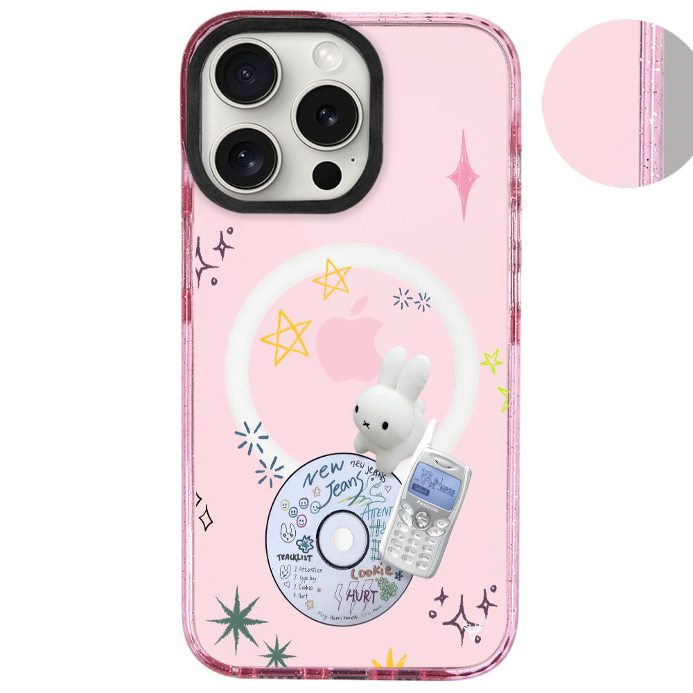 MagsafeliArtycaseSimliPembe