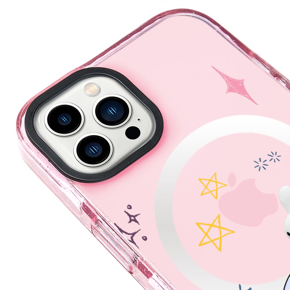 MagsafeliArtycaseSimliPembe