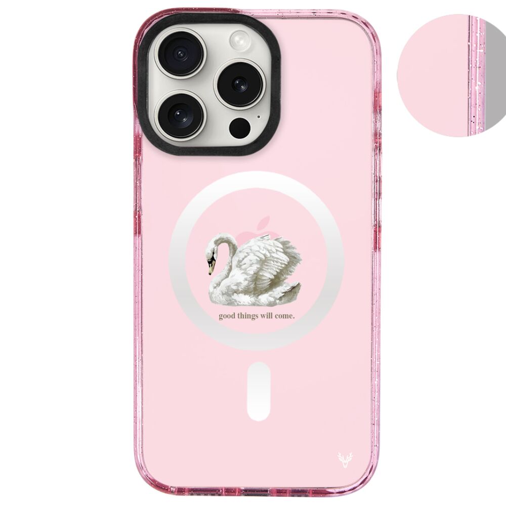 MagsafeliArtycaseSimliPembe