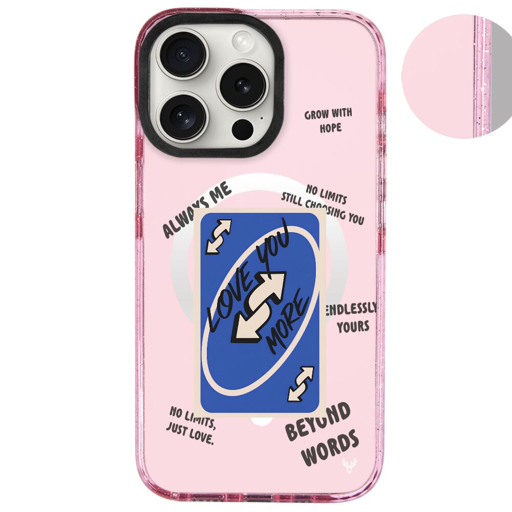 MagsafeliArtycaseSimliPembe