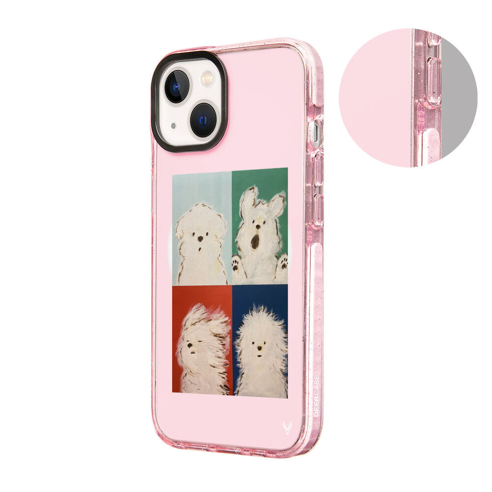 MagsafeliArtycaseSimliPembe