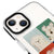 iPhone 15 White Dog Telefon Kılıfı - Artycase - Siyah