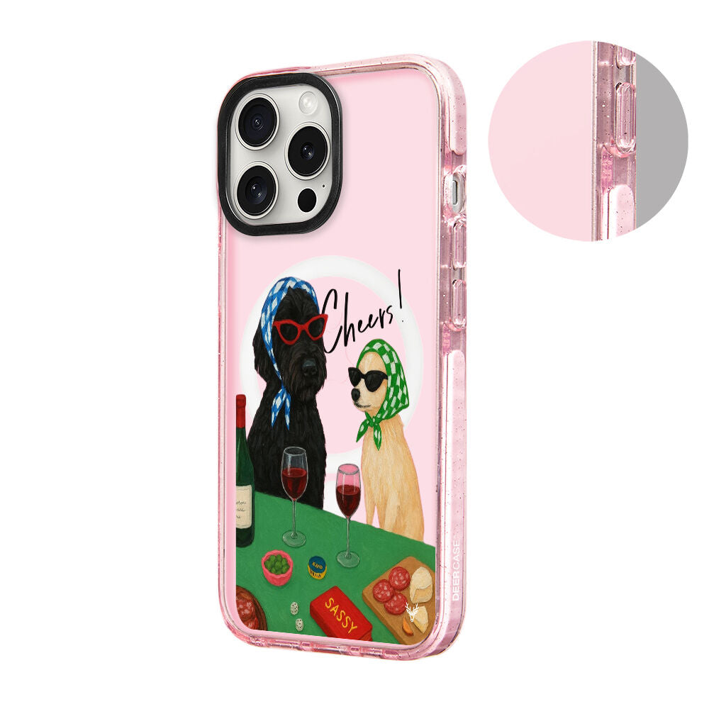 MagsafeliArtycaseSimliPembe