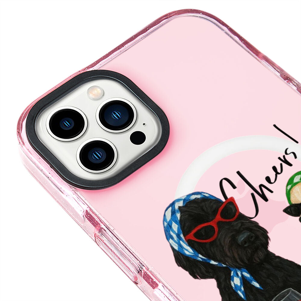 MagsafeliArtycaseSimliPembe