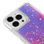 iPhone 15 Pro Küçük Kalpli Telefon Kılıfı - Neon - Violet